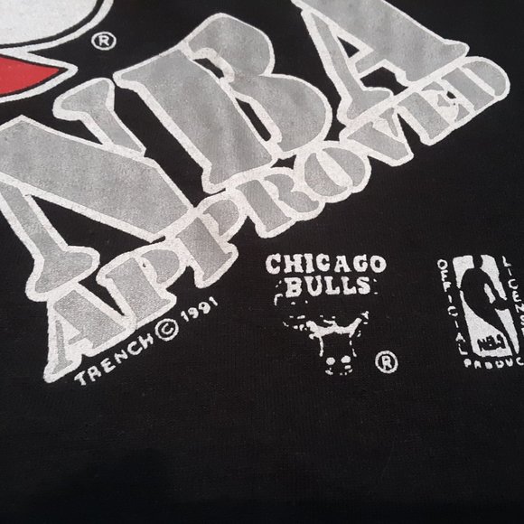 Vintage 90's Chicago Bulls Shirt Jordan Pippen Rodman Screen Stars best tag - Picture 4 of 6